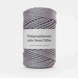 Polüpropüleenist nöör 5mm/500gr hõbehall