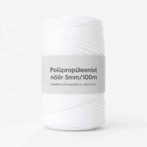 Polüpropüleenist nöör 5mm/500gr valge