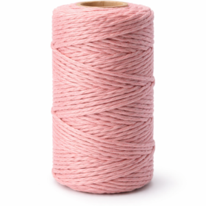 2mm 60m makramee määrdunudroosa