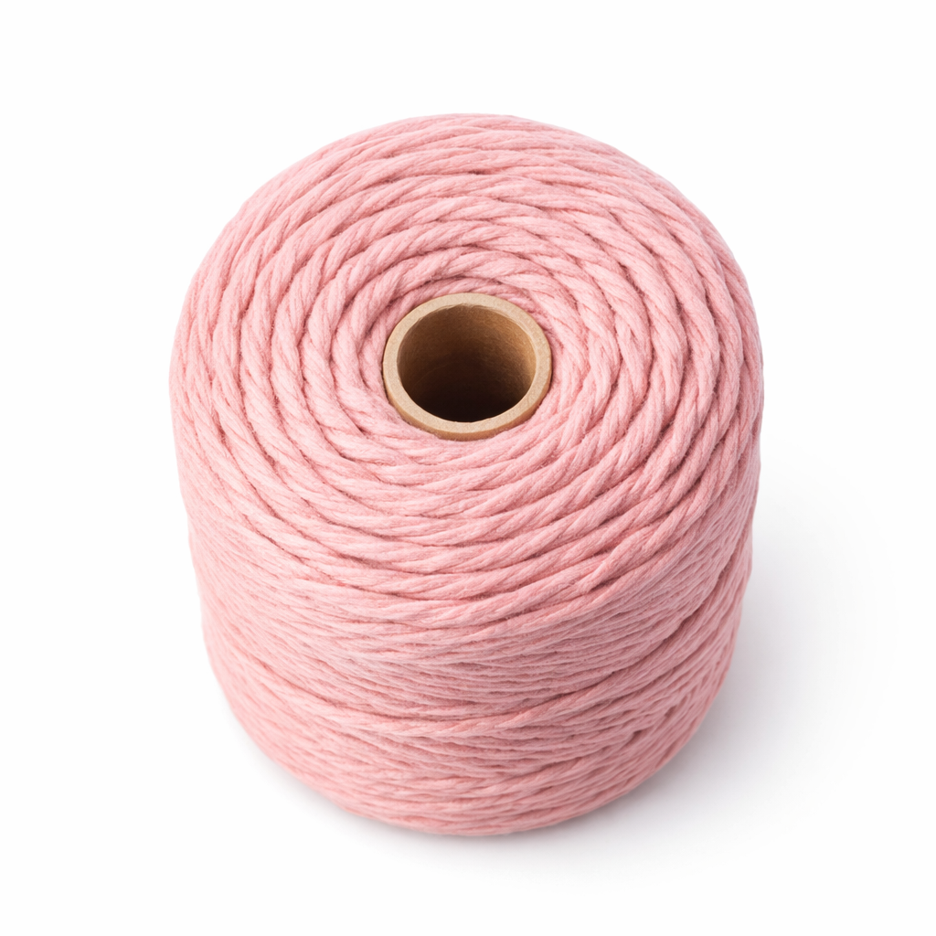 2mm 60m makramee määrdunudroosa - Image 2