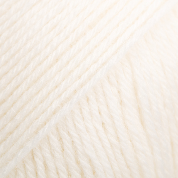 DROPS Fabel uni colour naturaalvalge 100