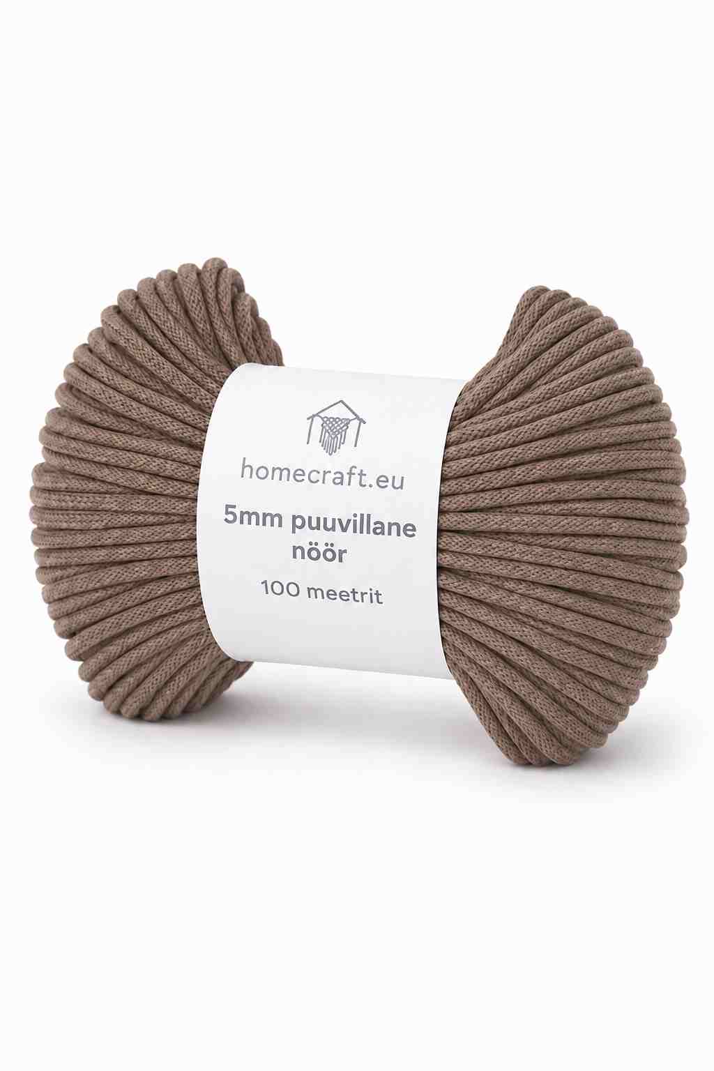 5mm punutud nöör vihtides karamell