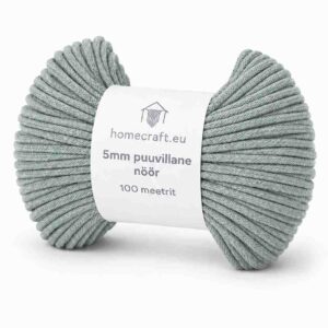 5mm punutud nöör vihtides hele oliivitoon